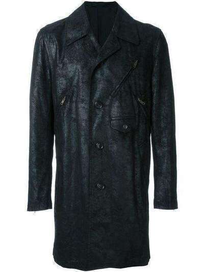 Comme Des Garçons Pre-Owned пальто с потертой отделкой HPC001