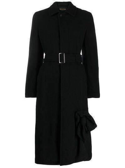 Comme Des Garçons Pre-Owned длинное пальто с поясом CDG1141