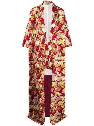 A.N.G.E.L.O. Vintage Cult пальто-кимоно 1970-х годов с цветочным принтом ANVC250U