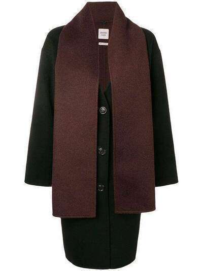 Hermès пальто со съемным шарфом DPCA0119HERCOA