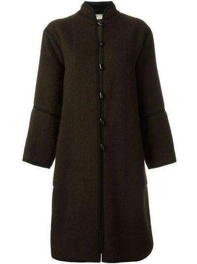 Yves Saint Laurent Pre-Owned пальто с петельной застежкой 120742