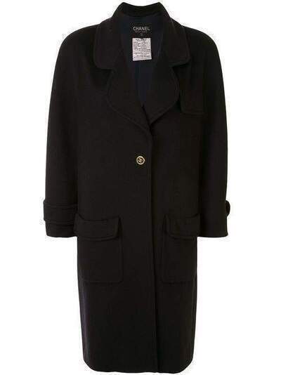 Chanel Pre-Owned пальто 1994-го года средней длины на пуговицах 94AP03527W02145O0010