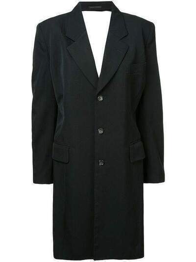 Comme Des Garçons Pre-Owned пальто строгого кроя без спинки GJ05008M