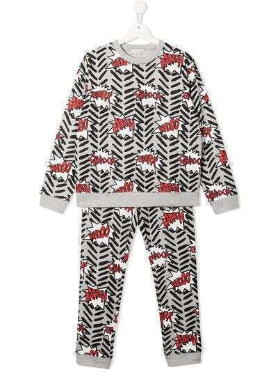 Stella McCartney Kids пижамный комплект с принтом