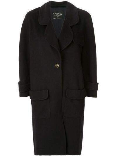 Chanel Pre-Owned кашемировое пальто длины миди 3725
