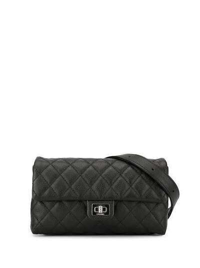 Chanel Pre-Owned поясная сумка 1992-го года 2.55 Mademoiselle с поворотным замком 24332070