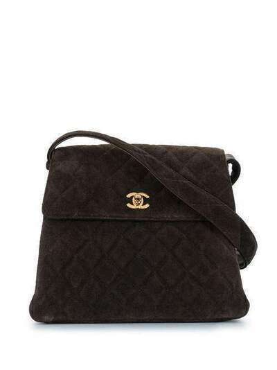Chanel Pre-Owned стеганая сумка на плечо 1998-го года 5141761