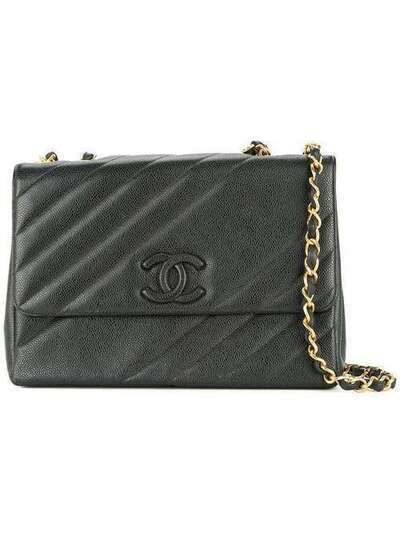 Chanel Pre-Owned сумка на плечо с логотипом 3372698