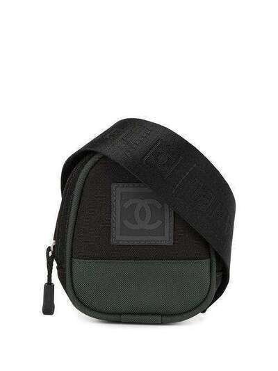 Chanel Pre-Owned поясная сумка Sports Line с нашивкой-логотипом 8574769