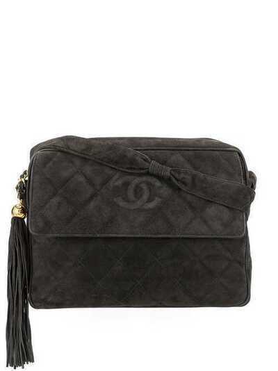 Chanel Pre-Owned стеганая сумка на плечо с логотипом СС 3477366