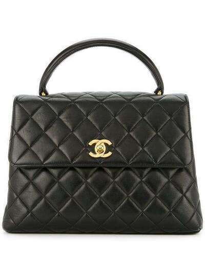 Chanel Pre-Owned стеганая сумка с ремешком 4374030