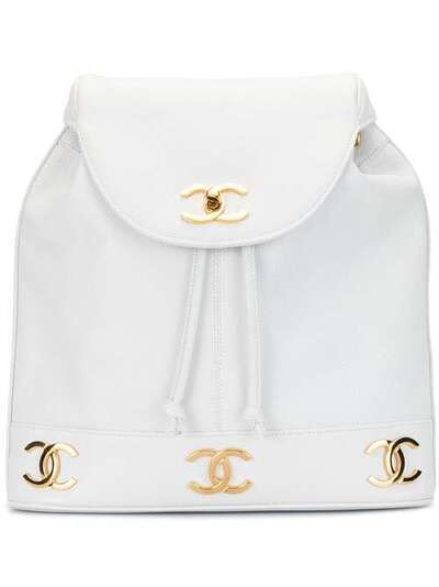 Chanel Pre-Owned рюкзак Triple 1992-го года с логотипом CC 2681821