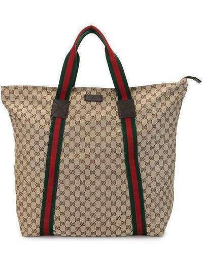 Gucci Pre-Owned сумка-тоут Shelly line Jumbo XL с монограммой GG 233048491403