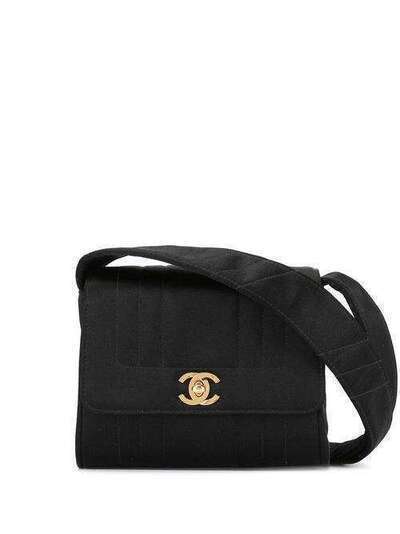 Chanel Pre-Owned стеганая сумка на плечо Mademoiselle 85-93-х годов 2973721