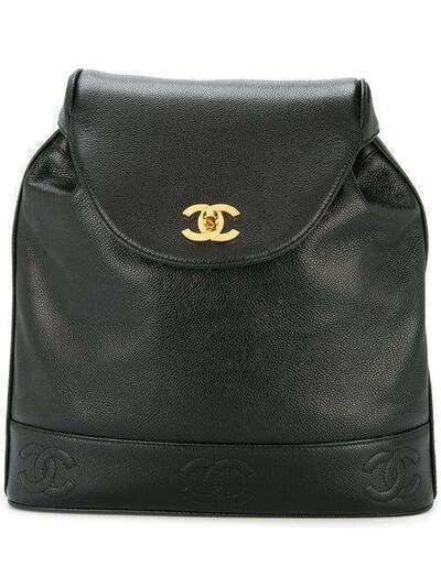 Chanel Pre-Owned рюкзак с логотипом 3897256
