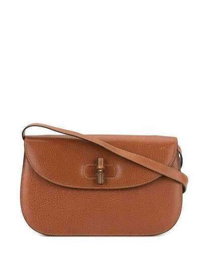 Gucci Pre-Owned маленькая сумка через плечо Bamboo Line 41130464