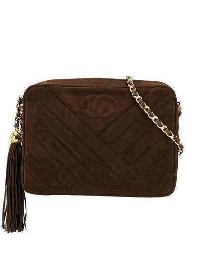 Chanel Pre-Owned стеганая сумка с кисточкой 2935382