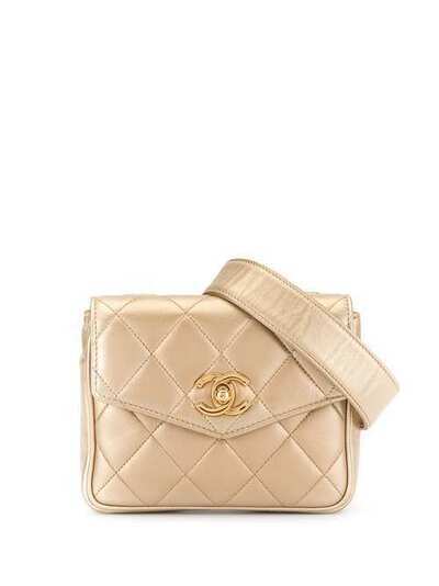 Chanel Pre-Owned стеганая поясная сумка 2306737