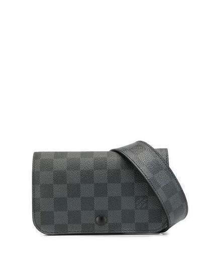 Louis Vuitton поясная сумка 2012-го года в шахматную клетку M6837