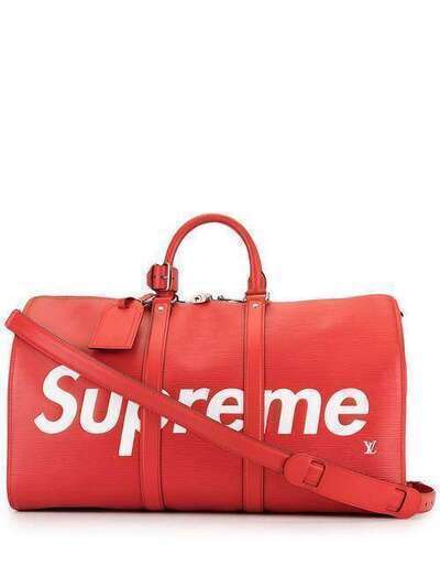 Louis Vuitton дорожная сумка Keepall Bandouliere 45 из коллаборации с Supreme M53419