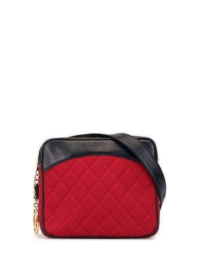 Chanel Pre-Owned стеганая поясная сумка с логотипом 1747638