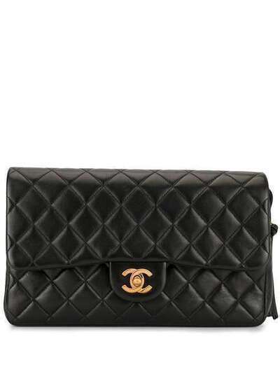 Chanel Pre-Owned стеганый рюкзак с цепочкой 4364833