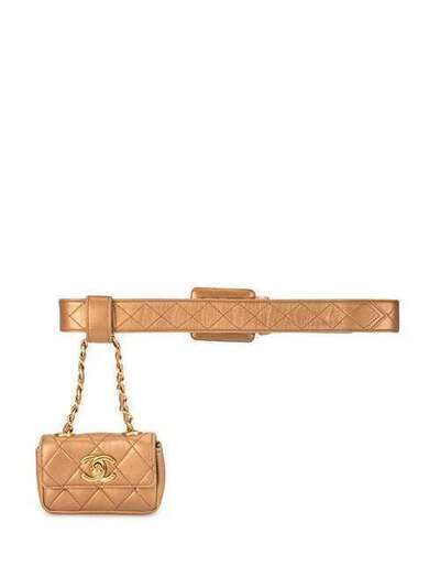 Chanel Pre-Owned стеганая поясная сумка 2308370