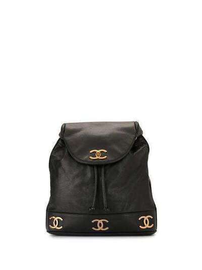 Chanel Pre-Owned рюкзак 1992-го года с логотипом CC 2893825
