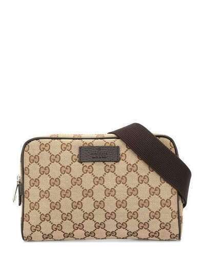 Gucci Pre-Owned поясная сумка с узором GG 449174527066