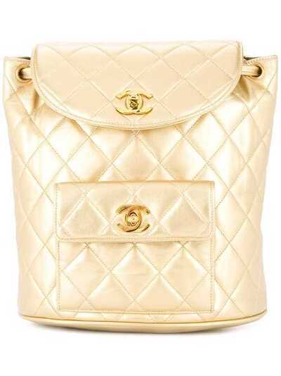 Chanel Pre-Owned стеганый рюкзак 2971330