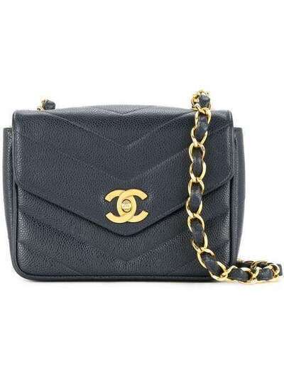Chanel Pre-Owned сумка на плечо с V-образной строчкой 3255132