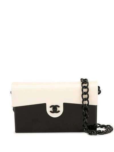 Chanel Pre-Owned сумка на плечо с ремнем-цепочкой и логотипом СС 6558945