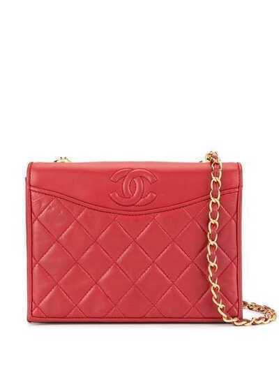 Chanel Pre-Owned сумка на плечо с логотипом CC и цепочкой 1067240