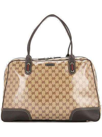 Gucci Pre-Owned дорожная сумка с узором с монограммами 293595520981