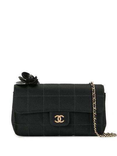 Chanel Pre-Owned сумка на плечо Camellia Choco Bar 2006-го года 10206816