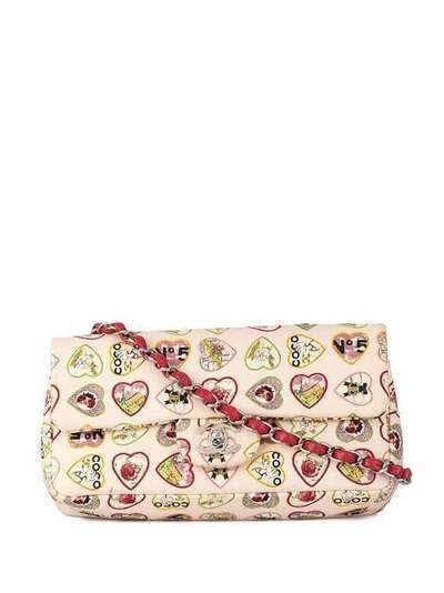 Chanel Pre-Owned сумка на плечо Valentine Hearts с цепочкой 10643597