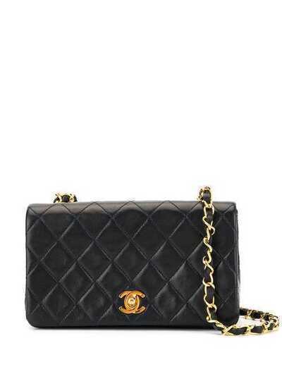 Chanel Pre-Owned сумка на плечо с логотипом CC и ремнем-цепочкой 1792719