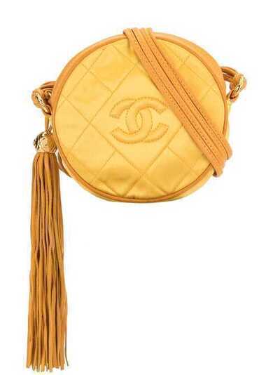 Chanel Pre-Owned стеганая сумка через плечо 1990-х годов 1998751