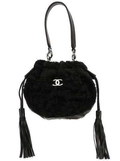 Chanel Pre-Owned сумка-ведро 2003-го года с логотипом CC 8293954