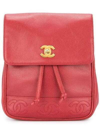 Chanel Pre-Owned рюкзак с логотипом 4295902