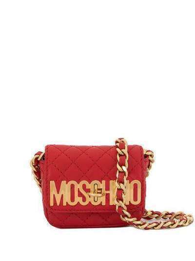 Moschino Pre-Owned мини-сумка через плечо с логотипом ENMOS0001