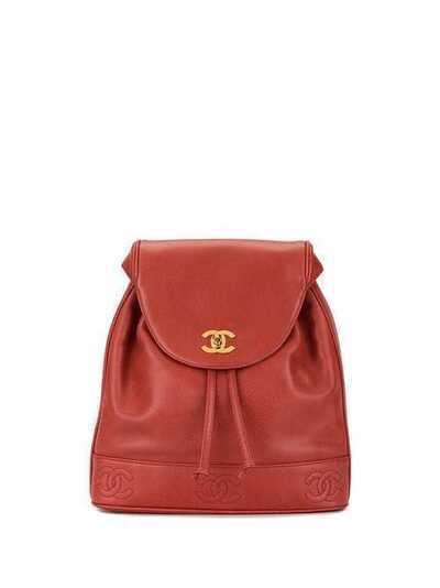Chanel Pre-Owned рюкзак с логотипом CC 3927399