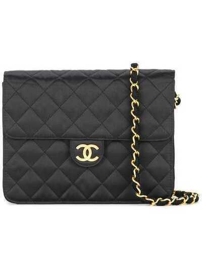 Chanel Pre-Owned стеганая сумка на плечо 1045134
