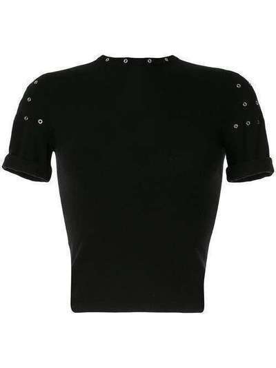 Versace Pre-Owned футболка с люверсами P33301646006523273