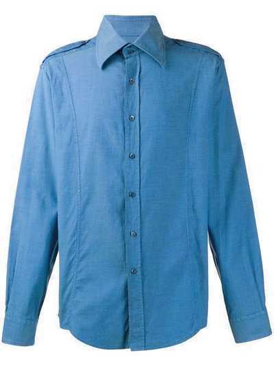 Gucci Pre-Owned рубашка 1990-х годов с эполетами GUCCI250