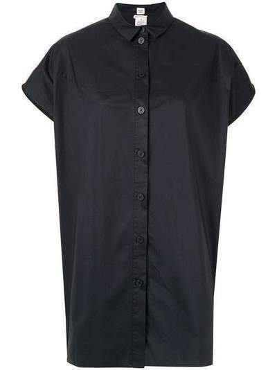 Hermès длинная рубашка с короткими рукавами 667816