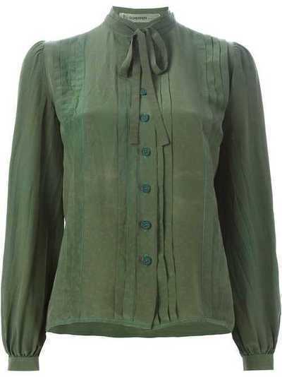 Jean Louis Scherrer Pre-Owned рубашка с завязками на бант SCHE220