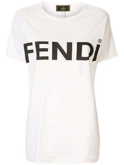 Fendi Pre-Owned футболка с логотипом F99238