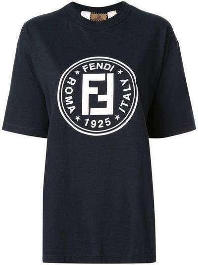Fendi Pre-Owned футболка с винтажным логотипом 86668