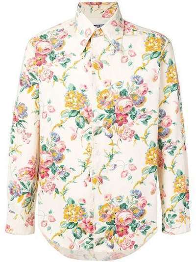 Junya Watanabe Comme des Garçons Pre-Owned рубашка с цветочным принтом JUN039